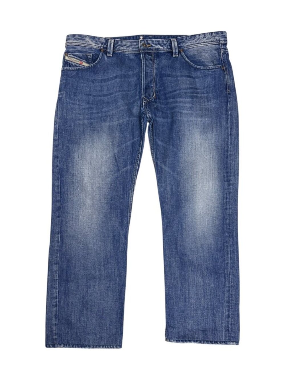 DIESEL Jeans LARKEE Denim Blue Designer Casual Pants Mens 42x32